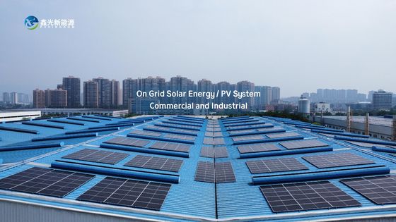 Commercieel en industrieel op het net Solar System Duurzame energieoplossing