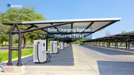 Industriële parken Zonne-oplaadsysteem Groene energie voor duurzame groei