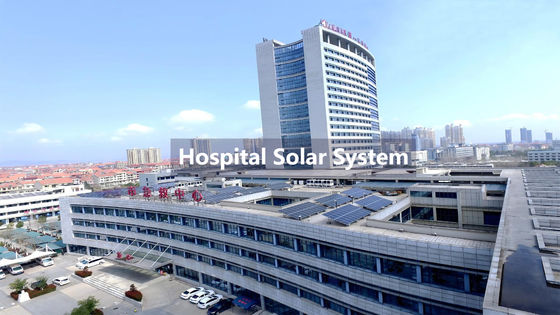 Commercieel gedistribueerd Solar Rooftop System Ziekenhuis Solar System