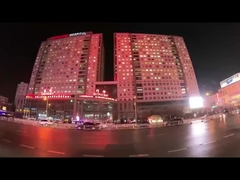 Commercieel gedistribueerd zonnestelsel op het dak-ziekenhuis